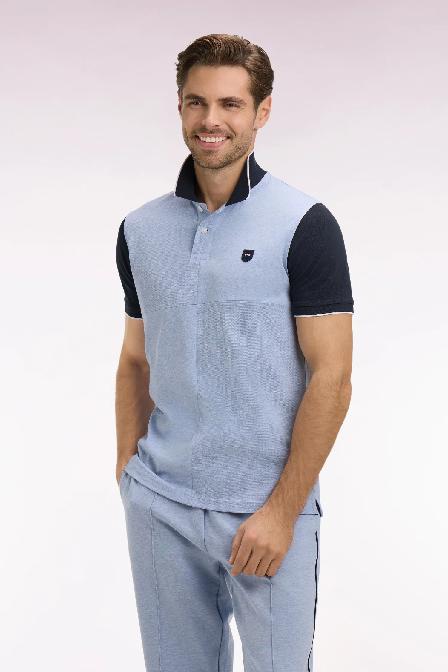 Eden Park Blue/Navy Polo Shirt