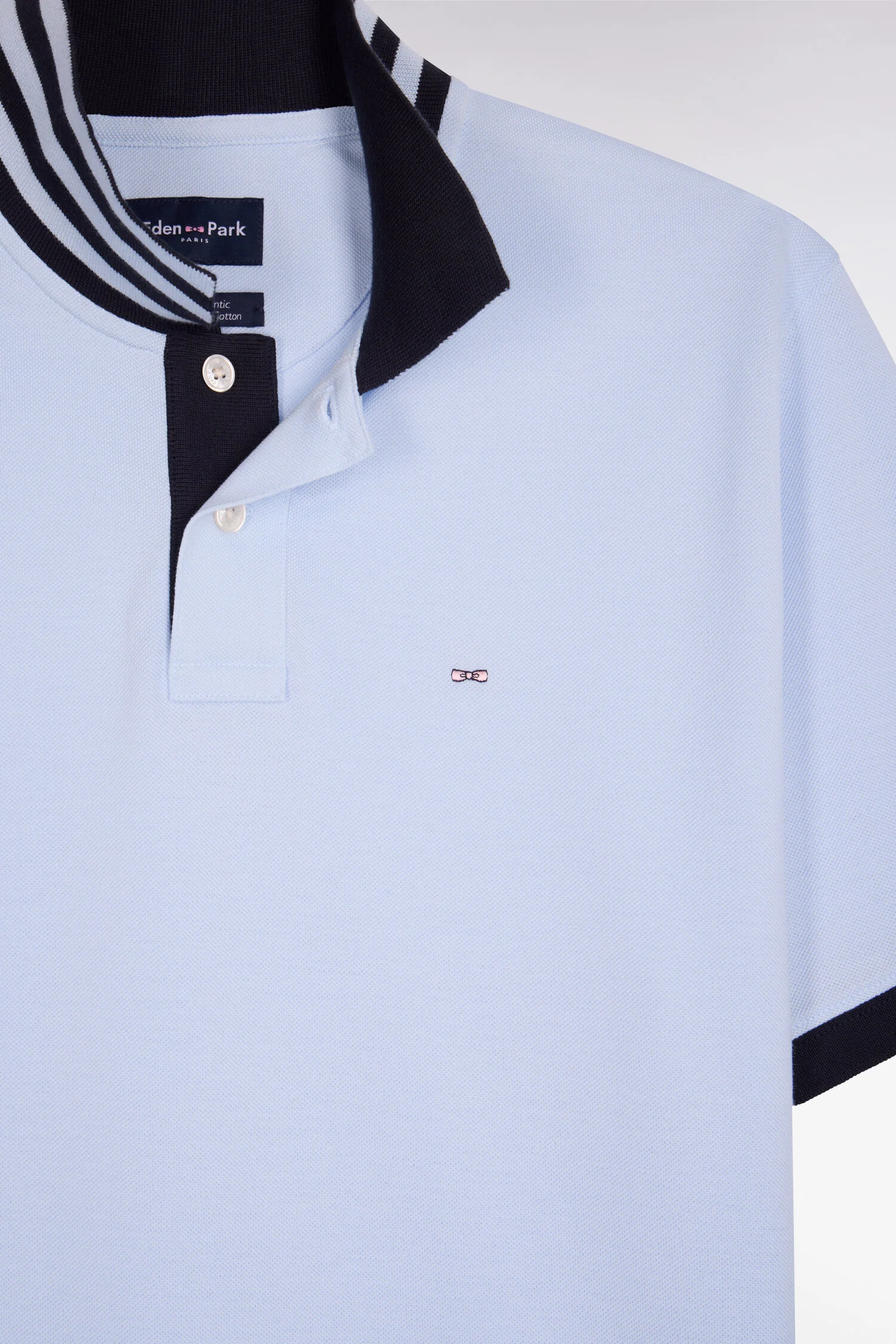 Eden Park Blue Captain Polo Shirt - Image 5