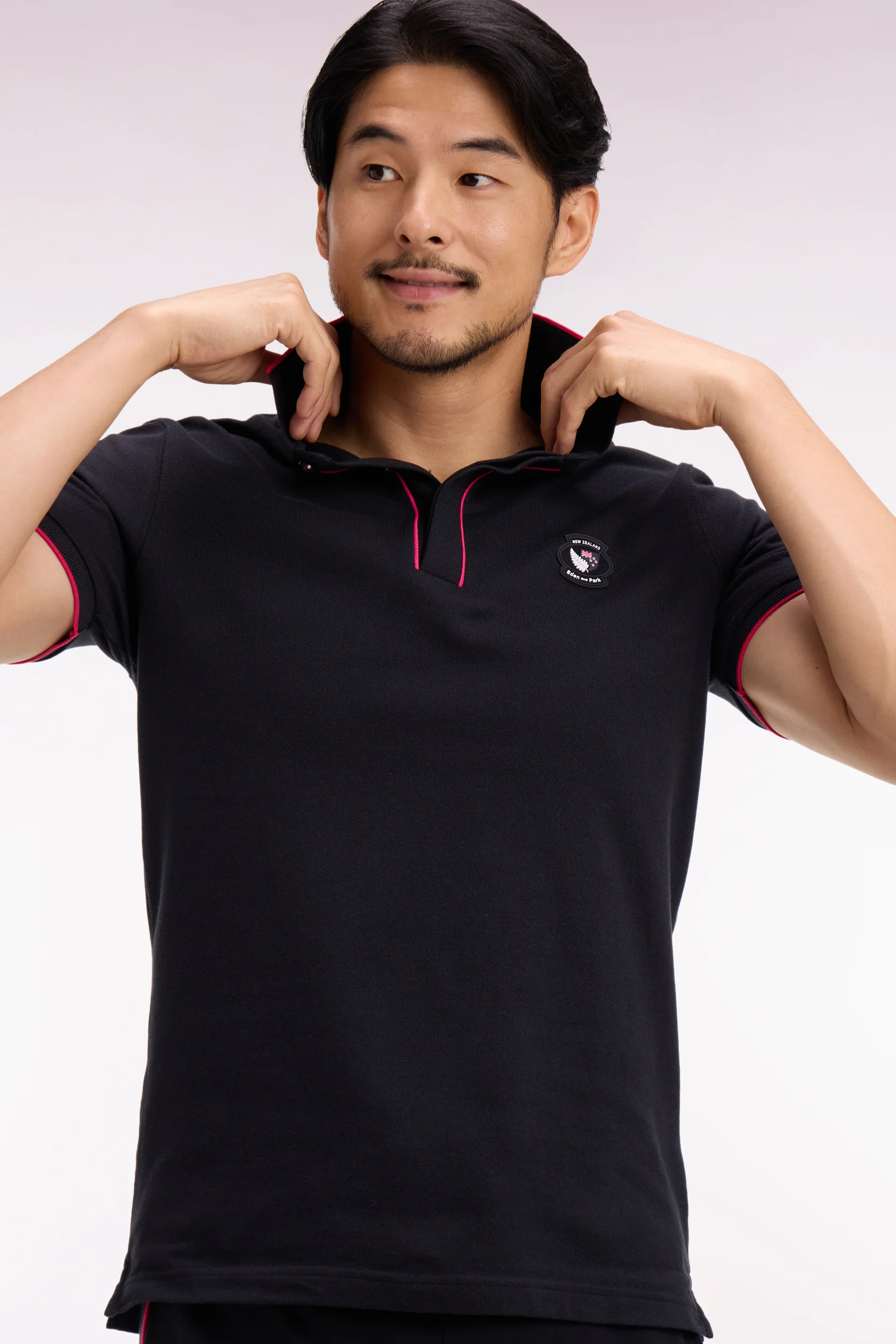 Eden Park Black New Zealand Polo Shirt - Image 2
