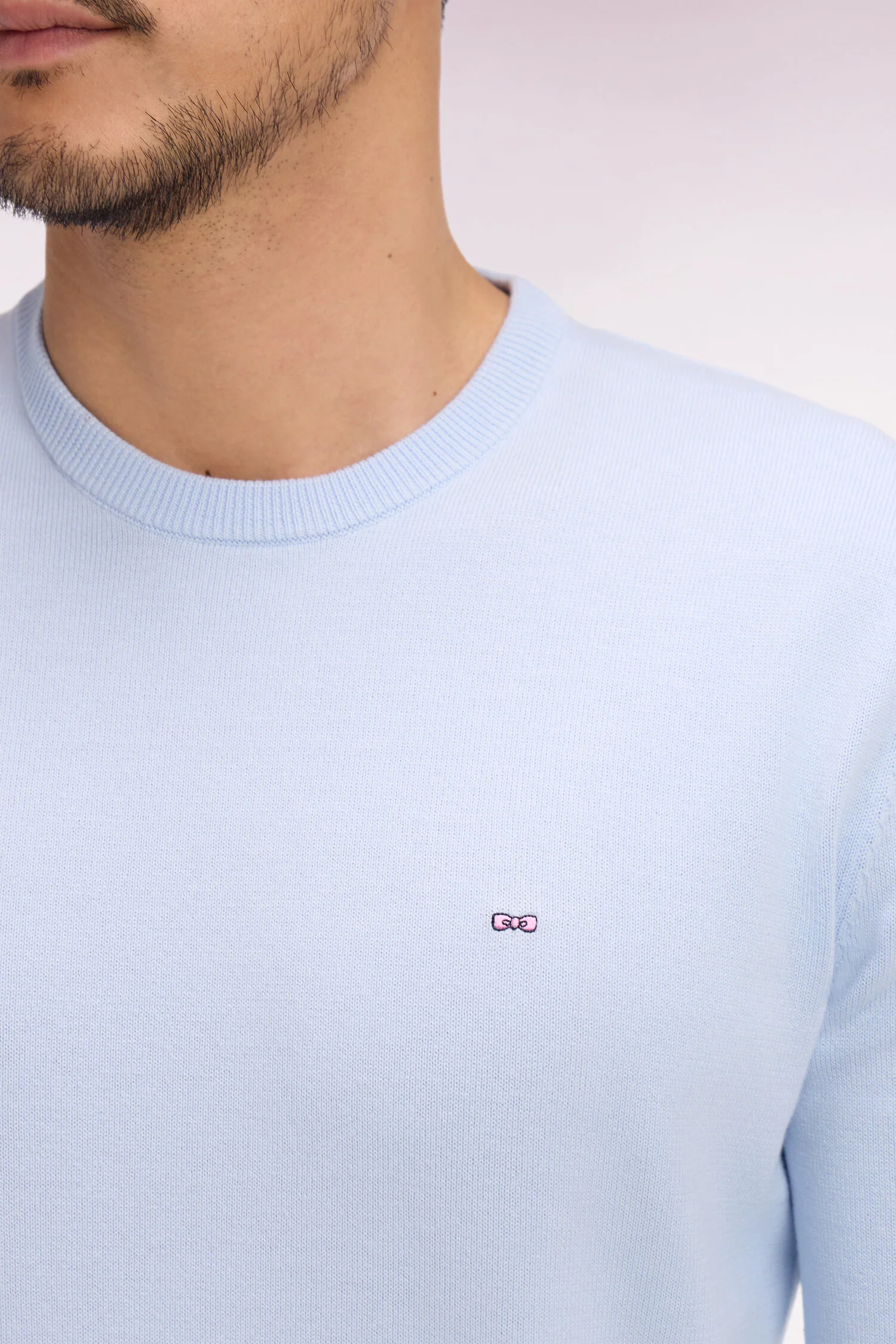 Eden Park light Blue Crew Neck Jumper - Image 3