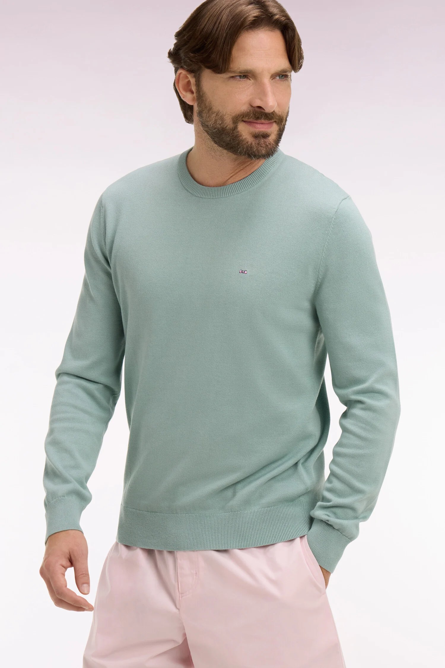 Eden Park Light Green Crew Neck Jumper - Image 2