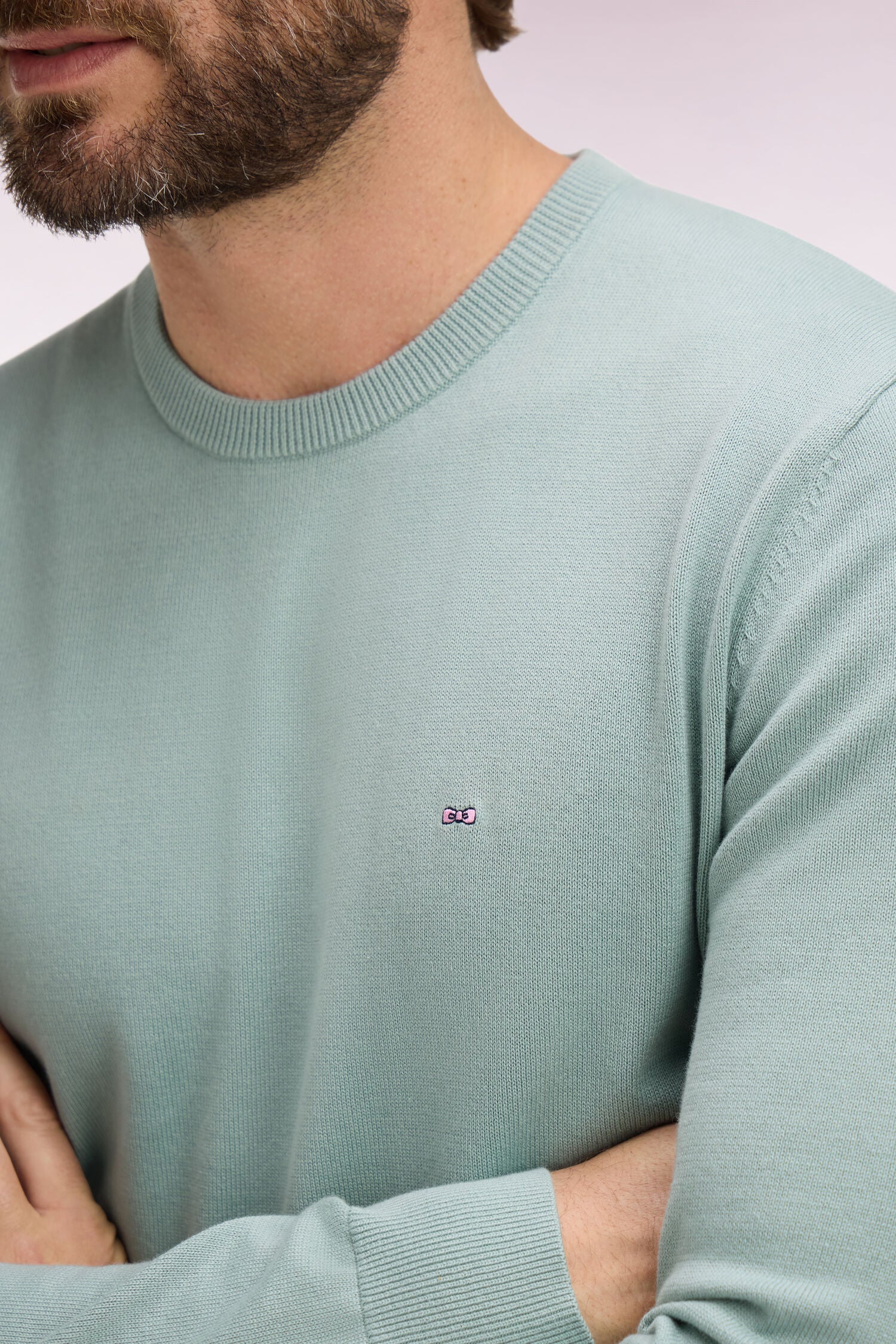 Eden Park Light Green Crew Neck Jumper - Image 3
