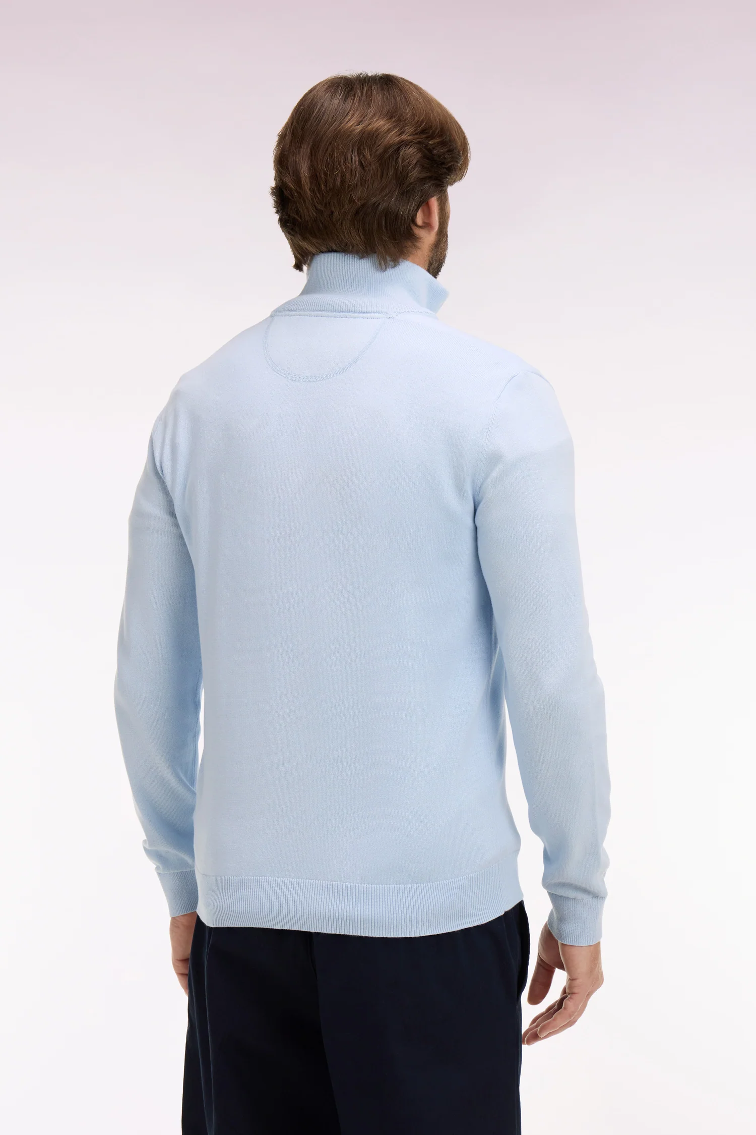 Eden Park Light Blue 1/4 Zip - Image 5