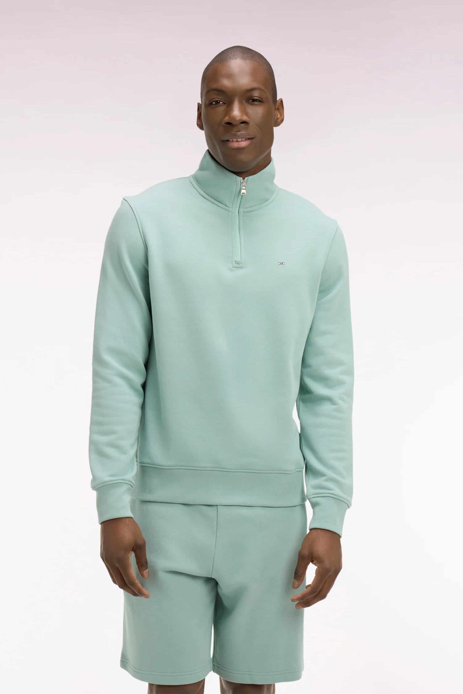 Eden Park Green Fleece 1/4 Zip - Image 2