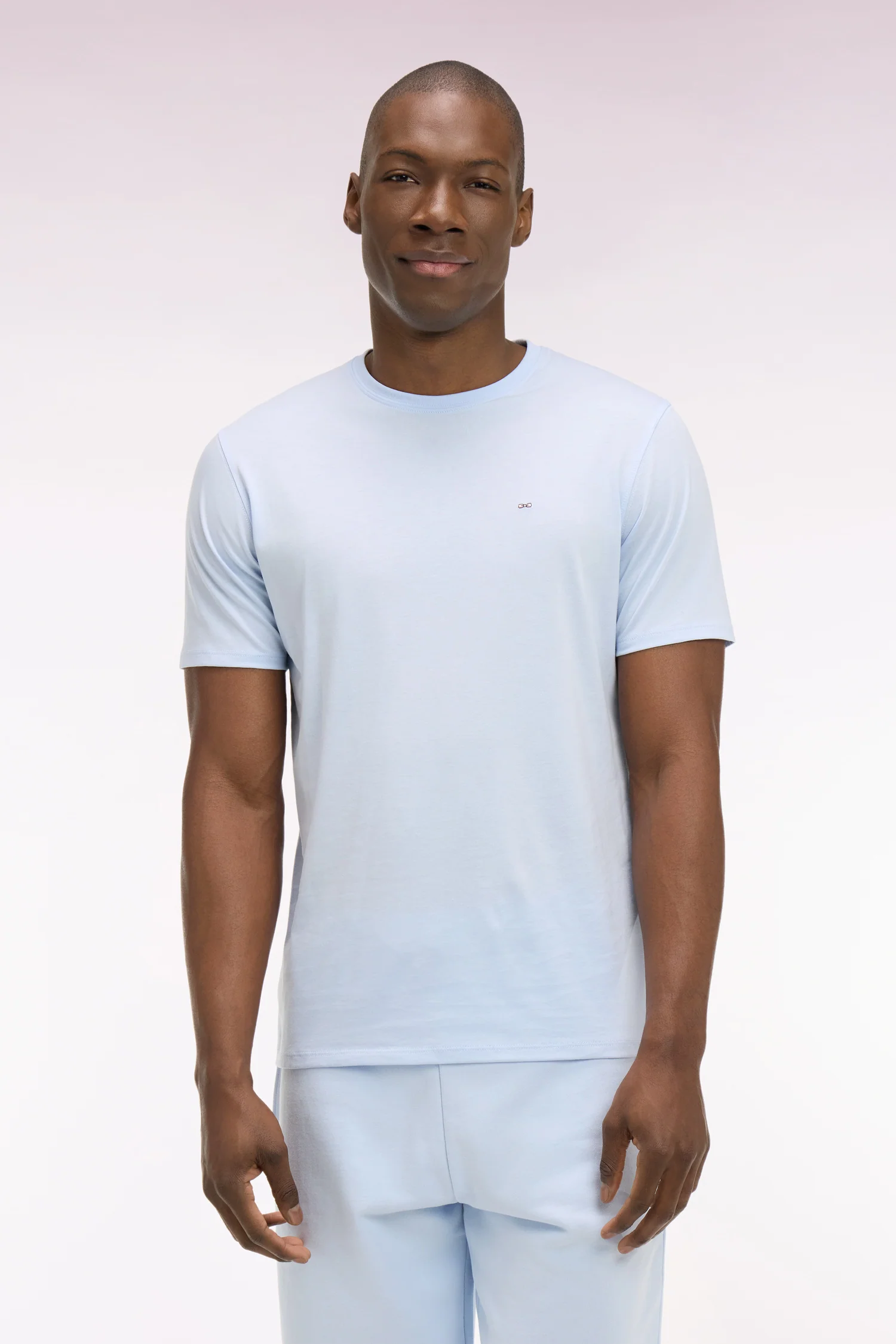 Eden Park Light Blue Pima Cotton T-Shirt - Image 2