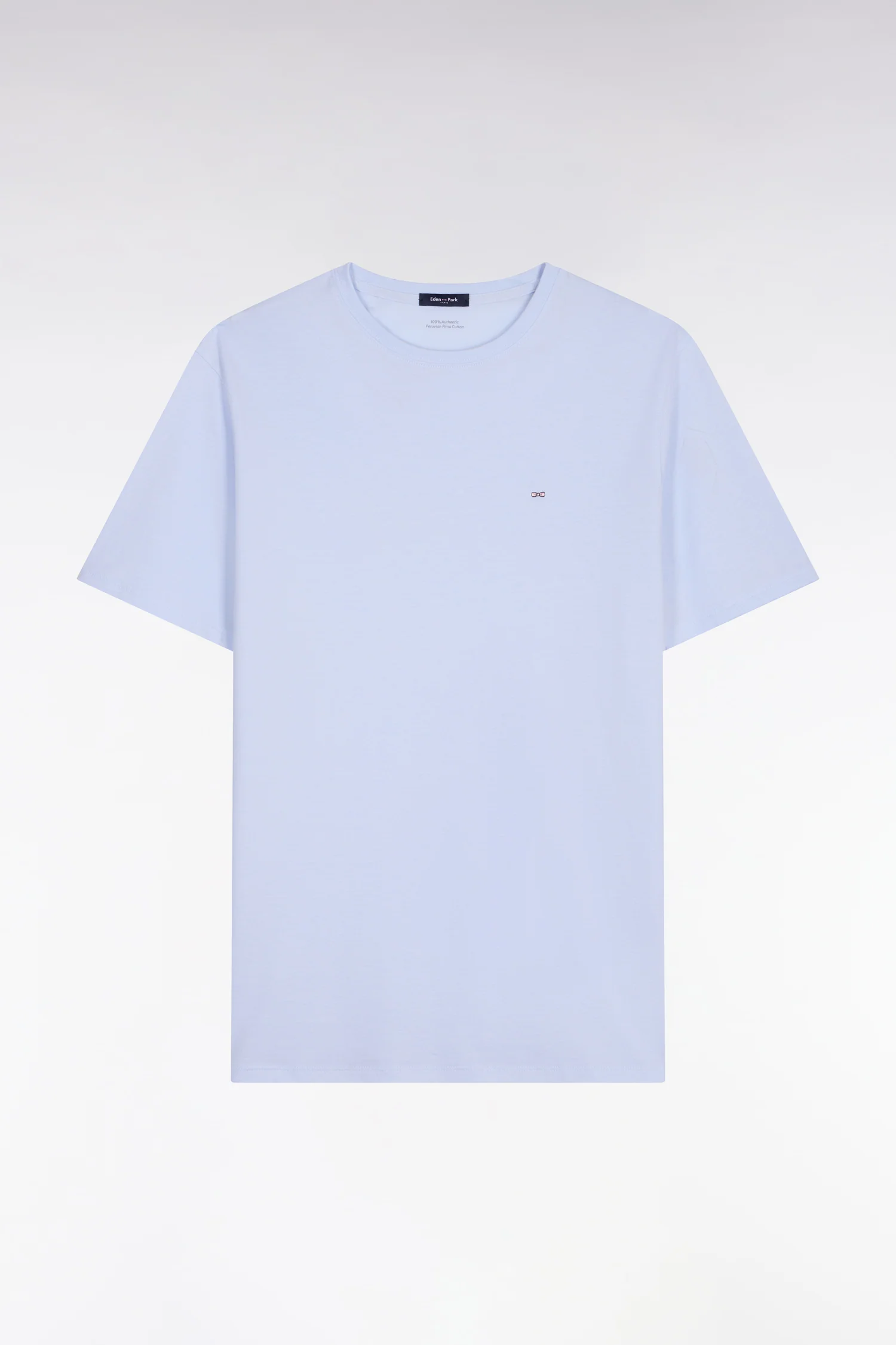 Eden Park Light Blue Pima Cotton T-Shirt - Image 6