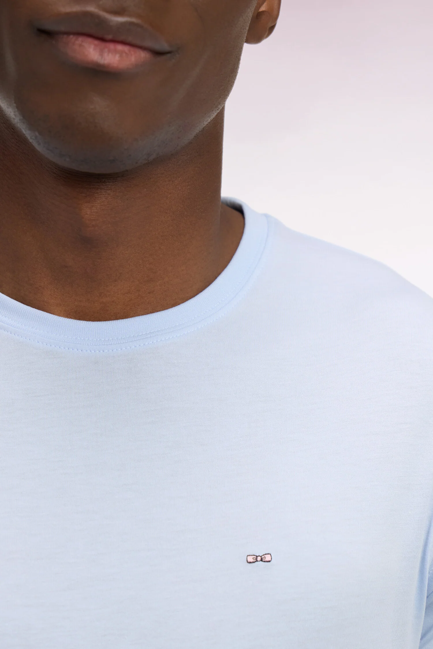Eden Park Light Blue Pima Cotton T-Shirt - Image 3
