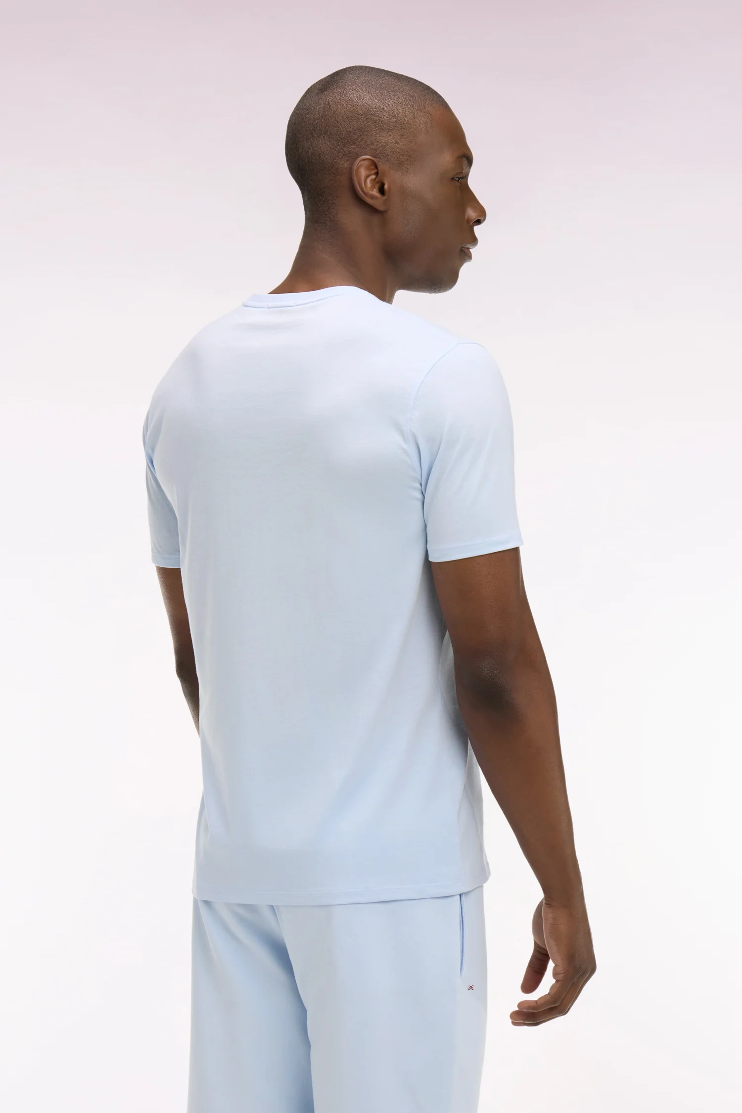 Eden Park Light Blue Pima Cotton T-Shirt - Image 4