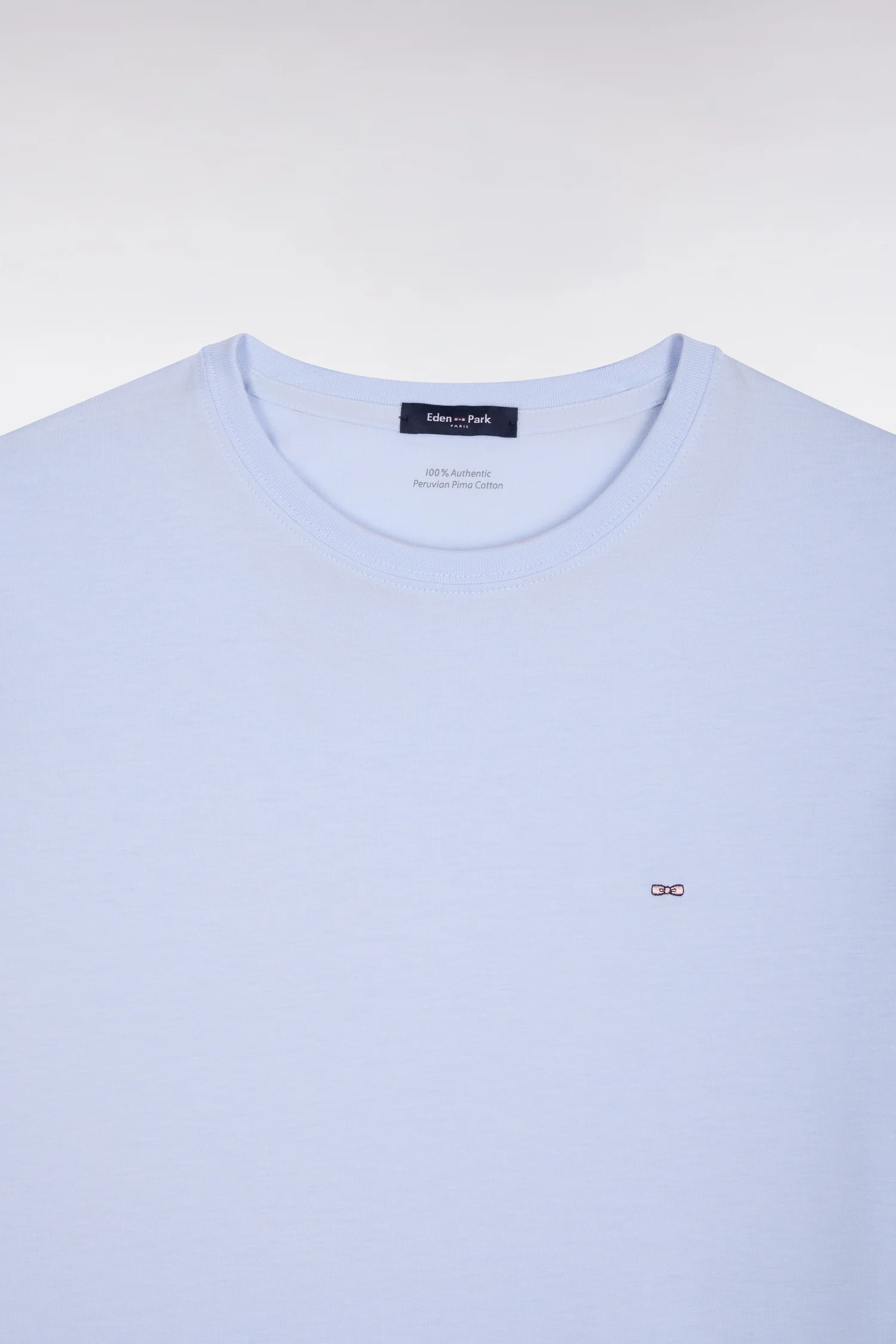 Eden Park Light Blue Pima Cotton T-Shirt - Image 5