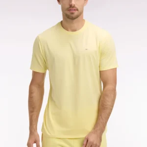 Eden Park Yellow Pima Cotton T-Shirt