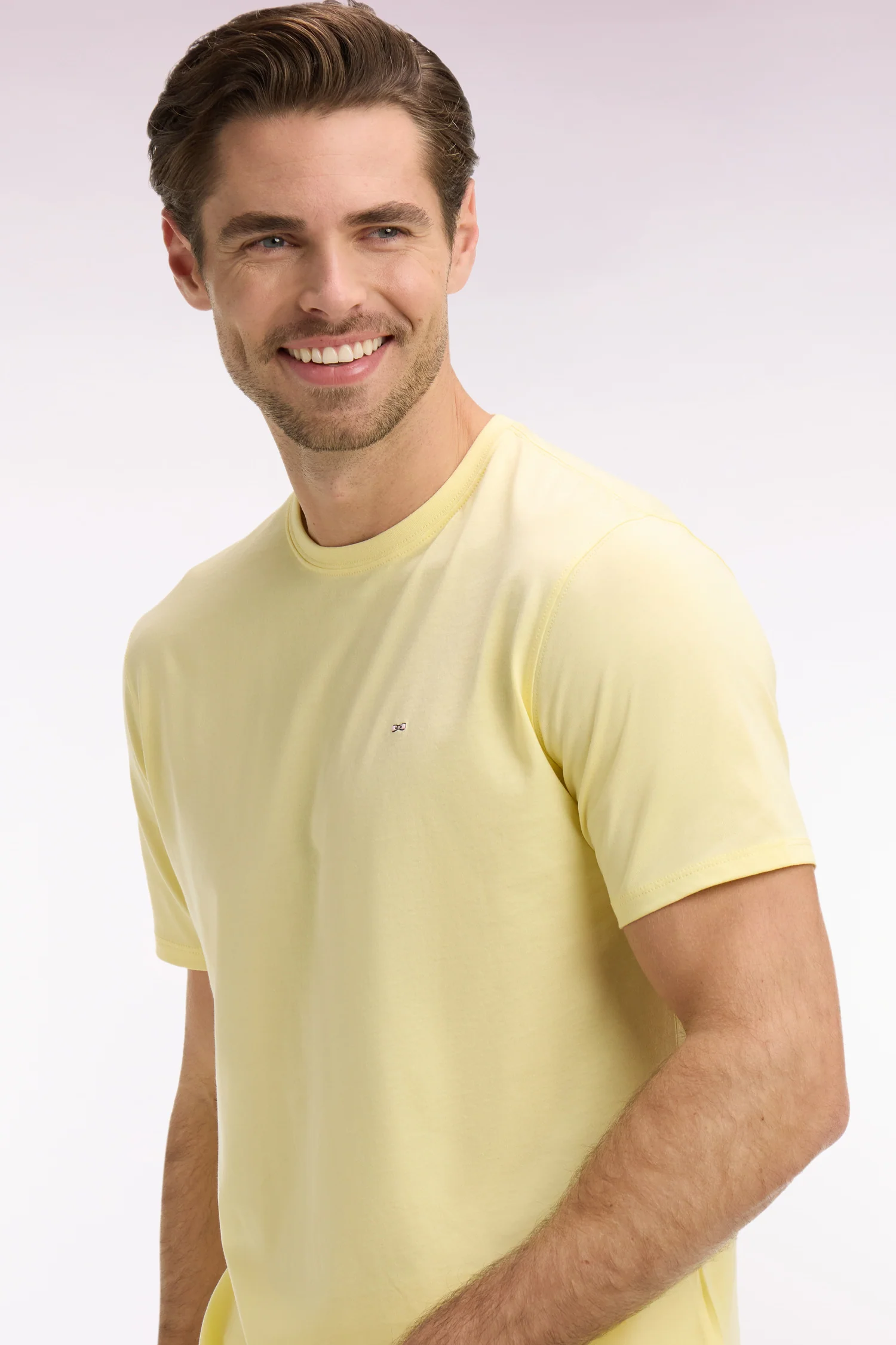 Eden Park Yellow Pima Cotton T-Shirt - Image 2
