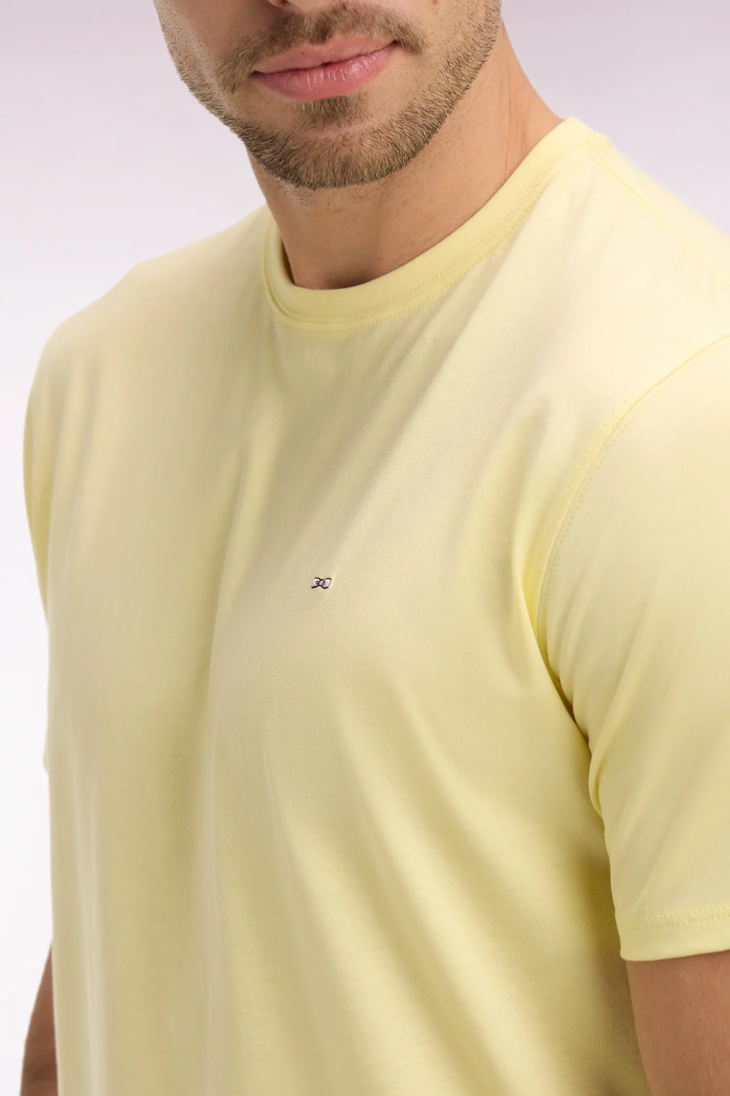 Eden Park Yellow Pima Cotton T-Shirt - Image 4