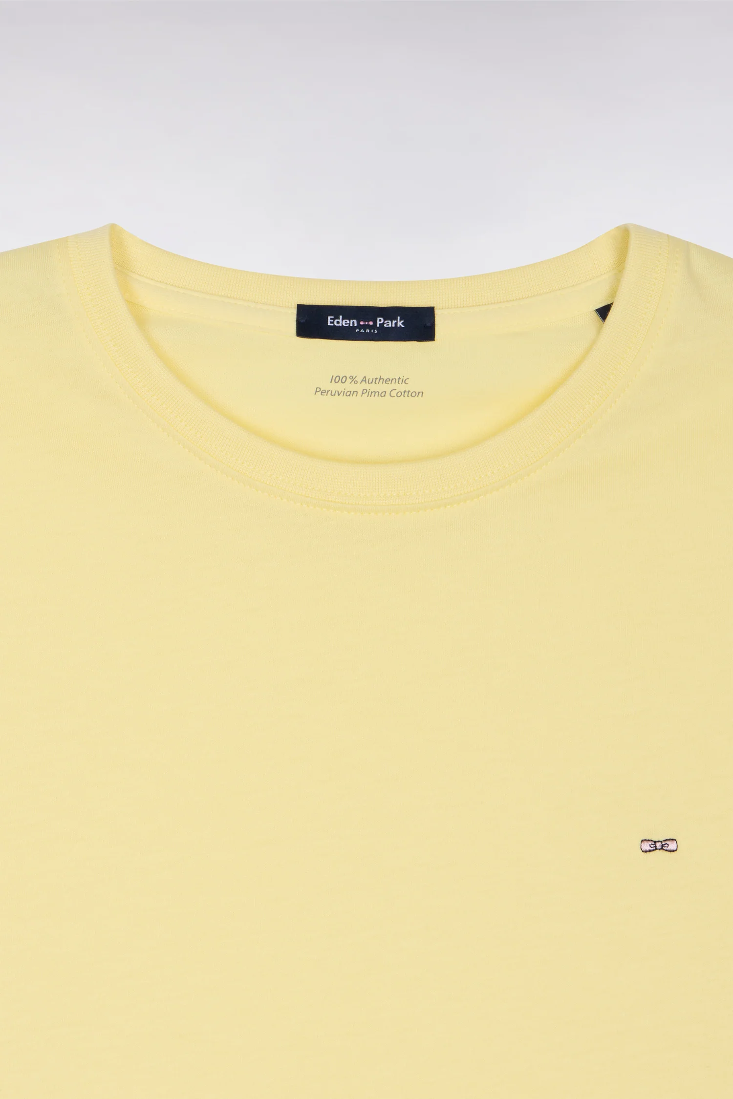 Eden Park Yellow Pima Cotton T-Shirt - Image 6