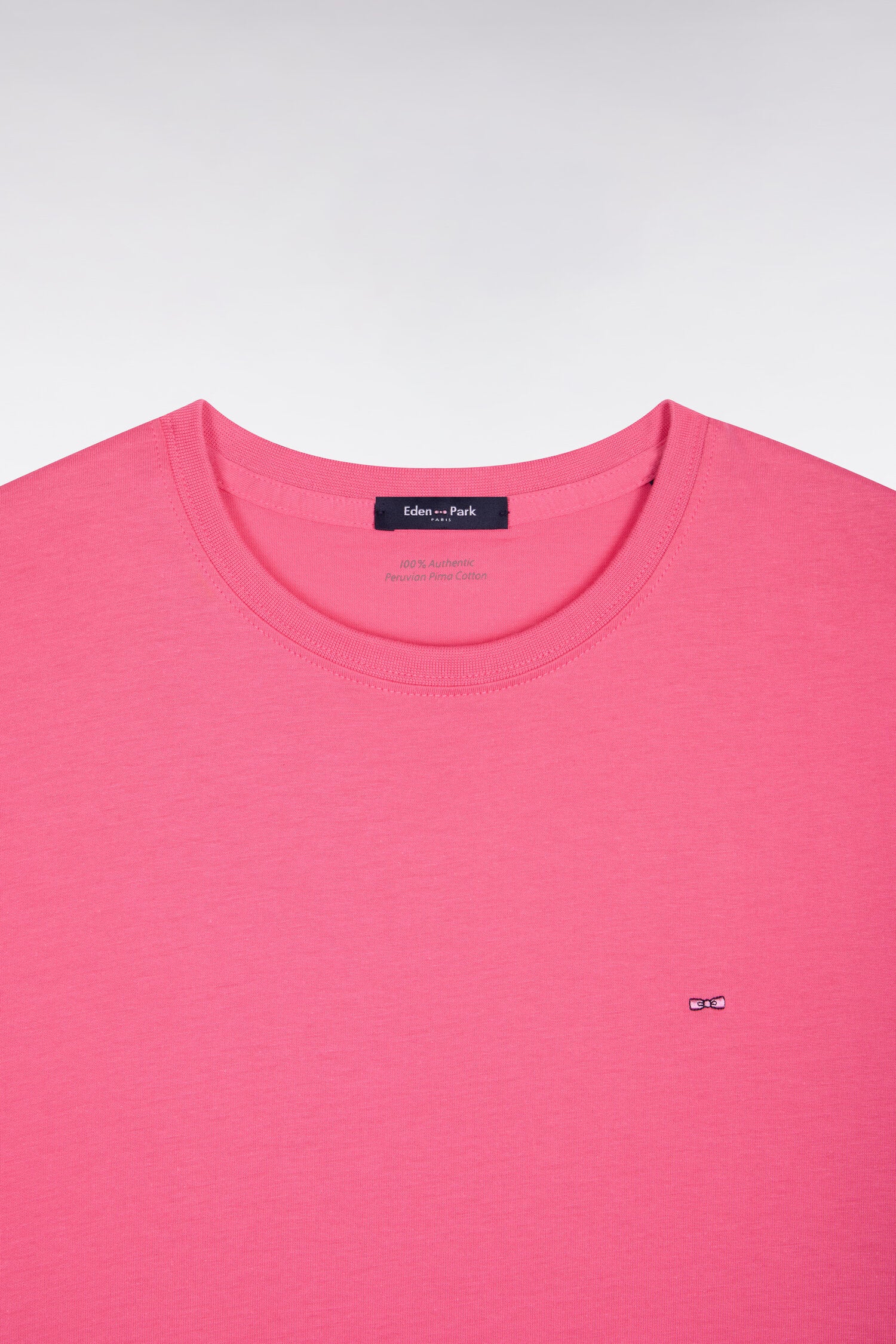 Eden Park Pink Pima Cotton T-Shirt - Image 6