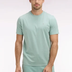 Eden Park Light Green Pima Cotton T-Shirt