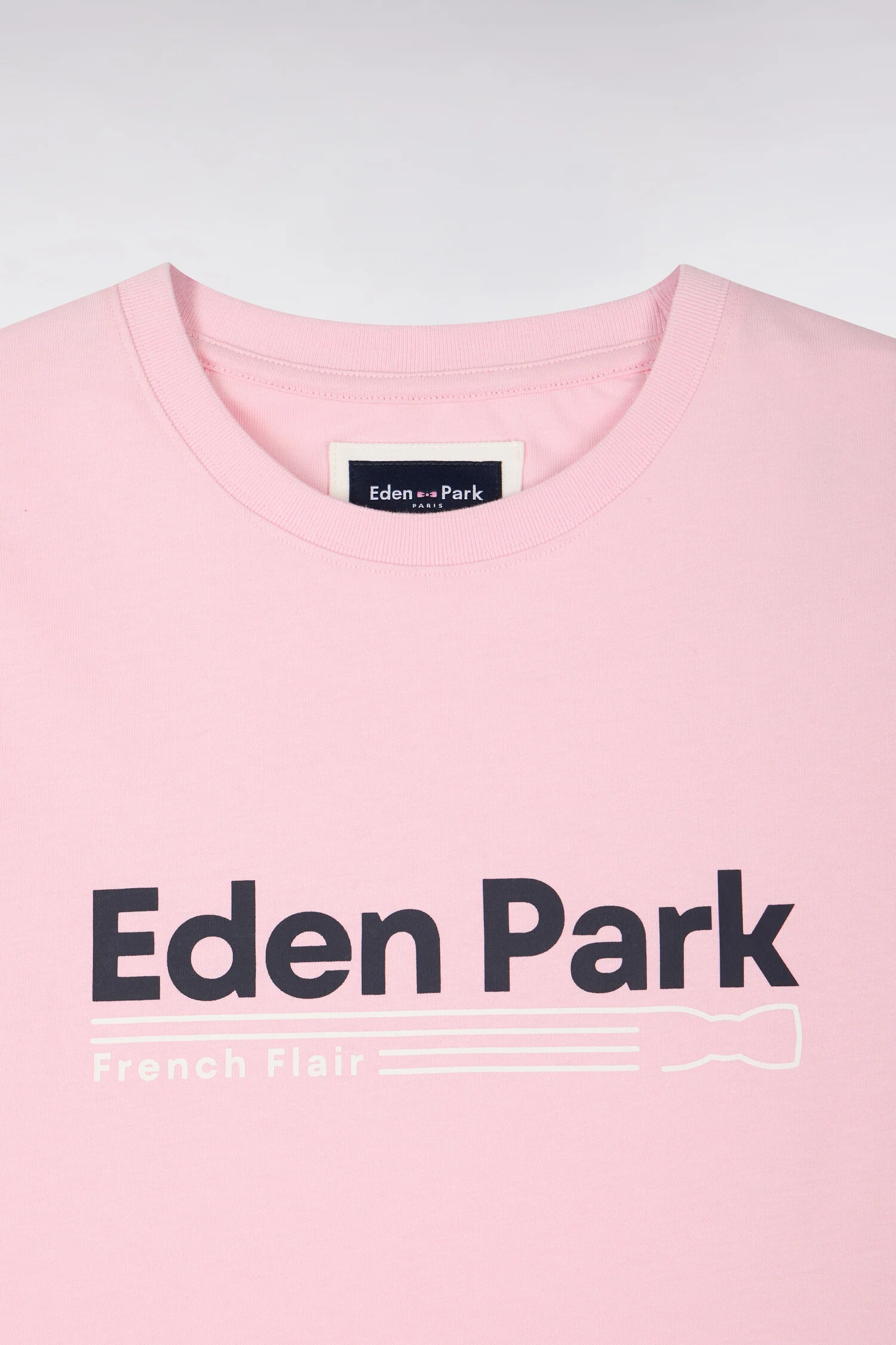 Eden Park Pink Big Logo T-Shirt - Image 4