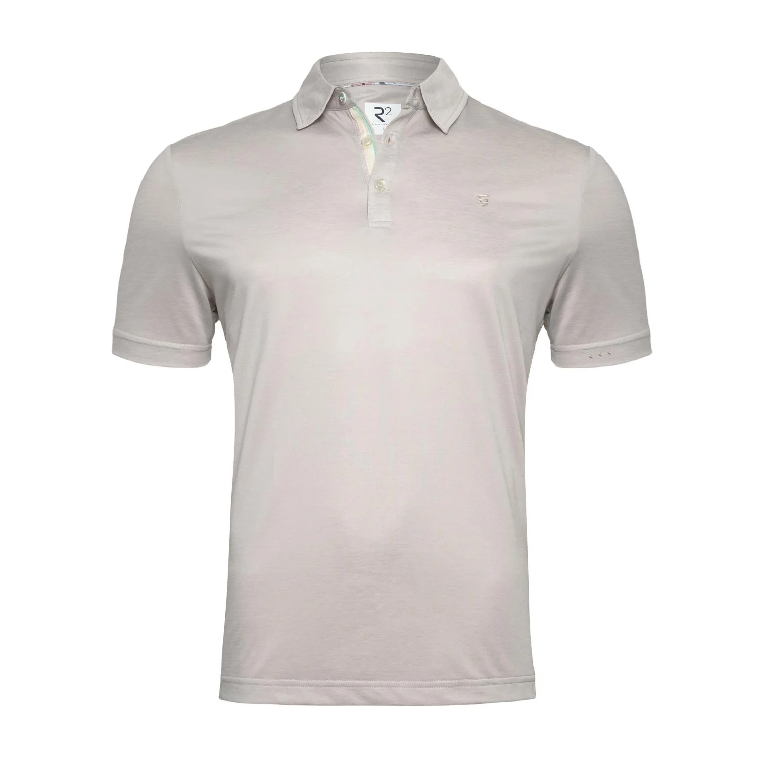 R2 Sand Cotton Linen Polo