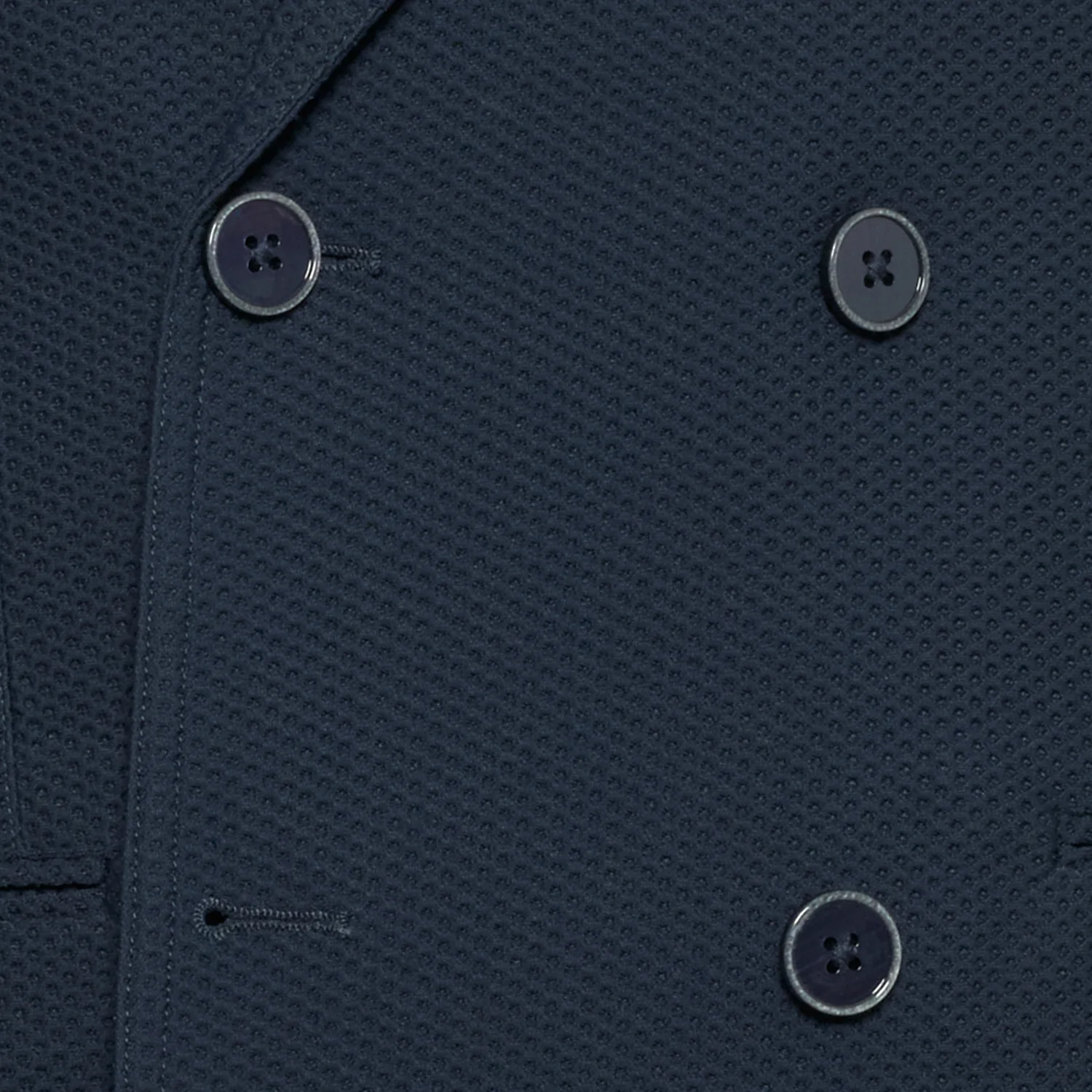 R2 Navy Double Breasted Travel Jacket - Image 2