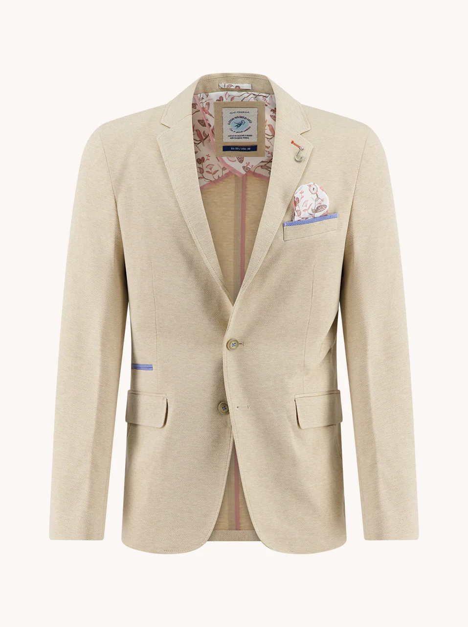 A Fish Named Fred Beige Blazer