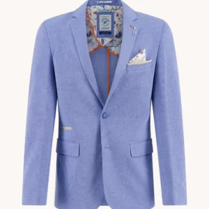 A Fish Named Fred Light Blue Blazer