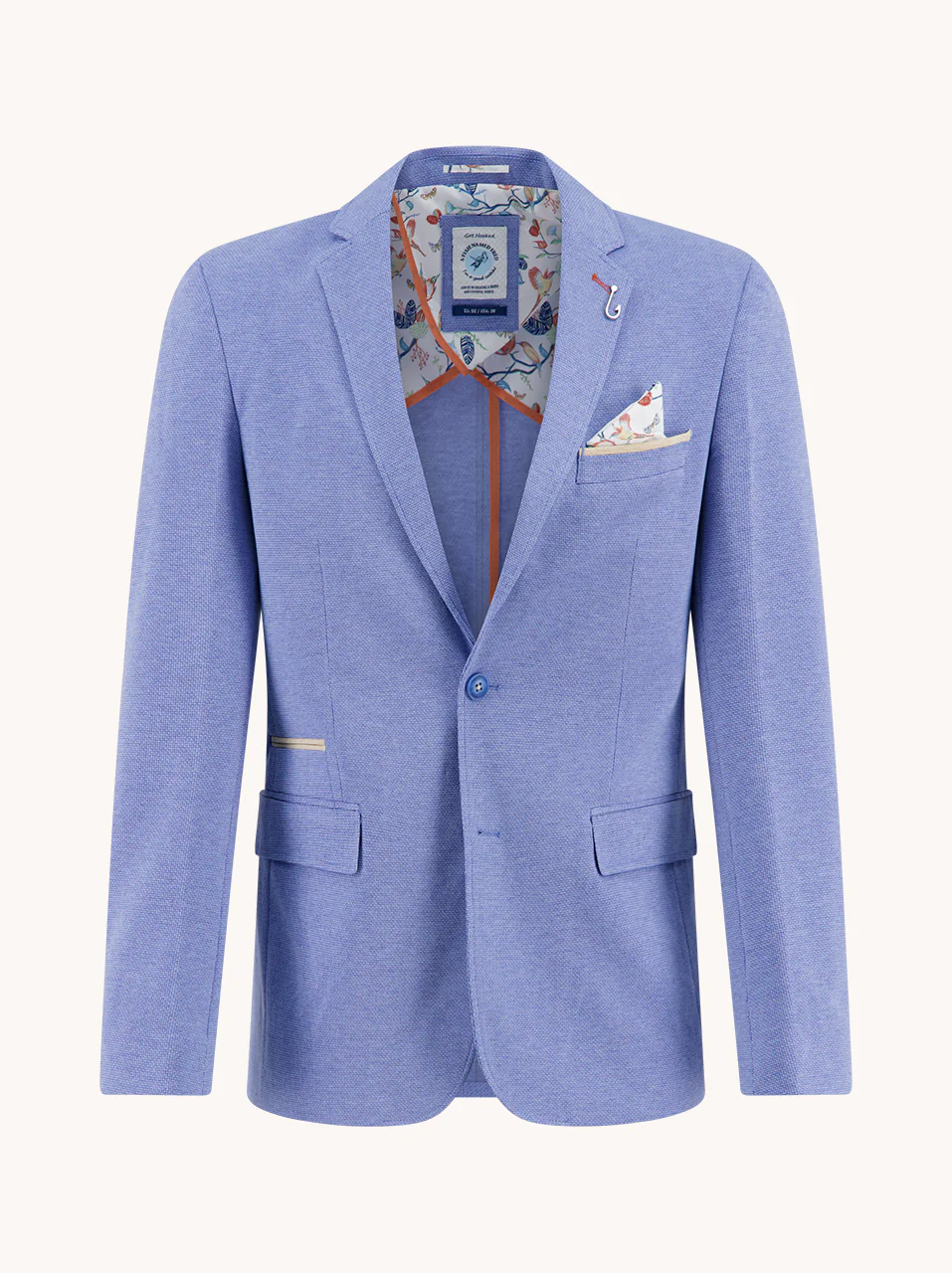A Fish Named Fred Light Blue Blazer