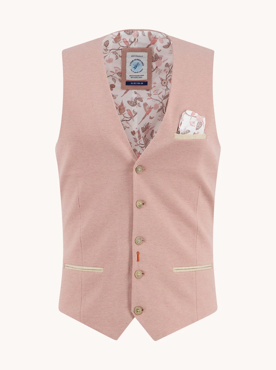 A Fish Named Fred Rose Pink Waistcoat