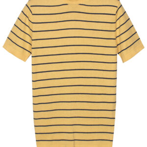 Baileys Yellow with Navy Stripe Cotton Knitted T-Shirt