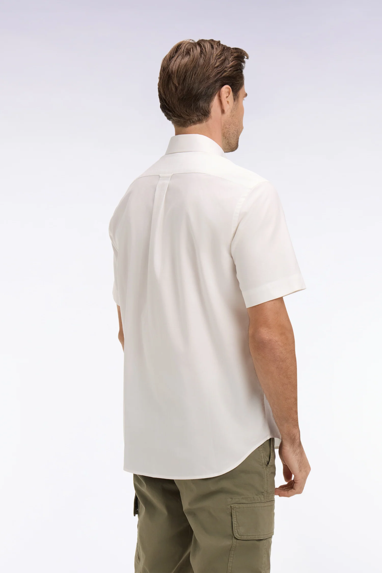Eden Park White Cotton Short Sleeve Shirt - Image 4