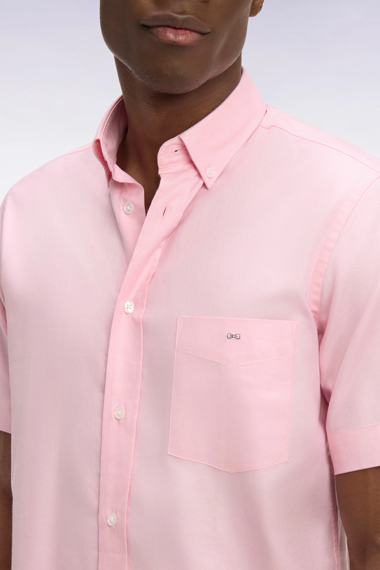 Eden Park Pink Cotton Short Sleeve Shirt - Image 2