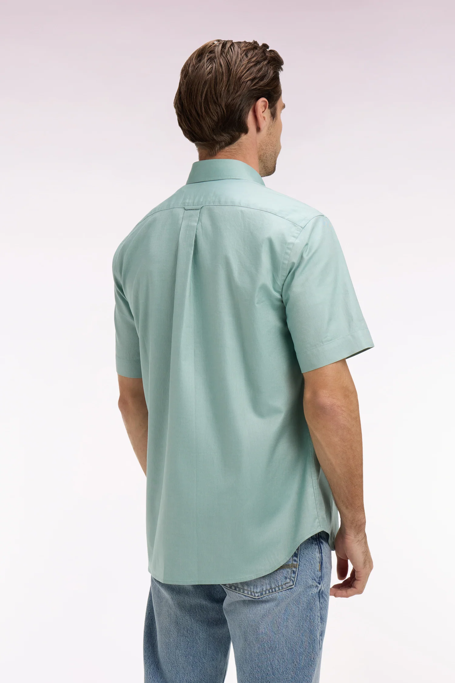 Eden Park Green Cotton Short Sleeve Shirt - Image 4