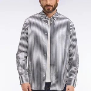Eden Park Navy Stripe Shirt