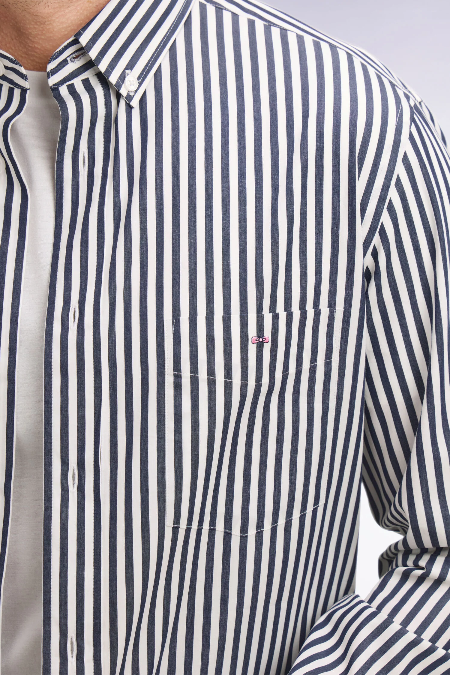 Eden Park Navy Stripe Shirt - Image 2