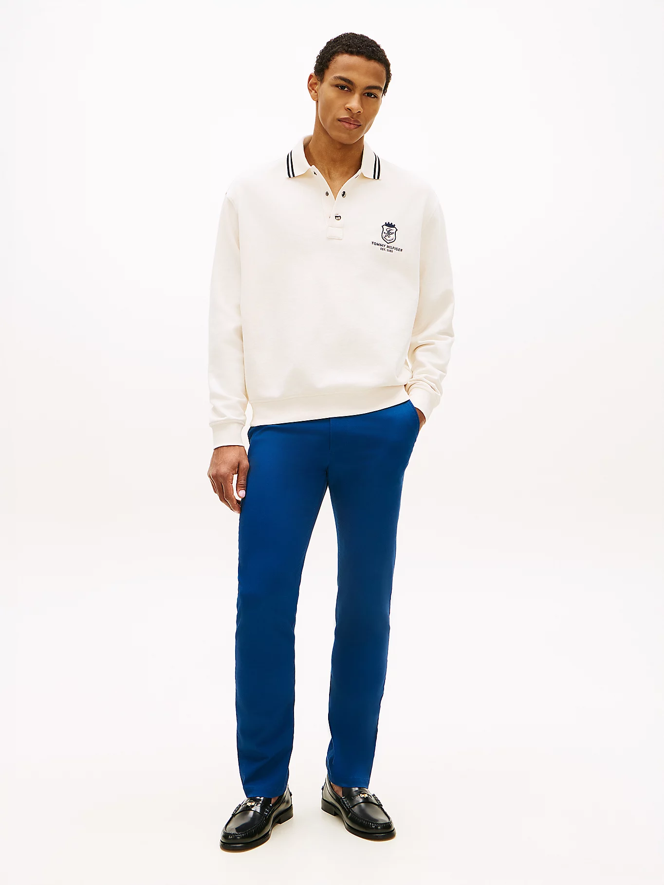Tommy Hilfiger Blue Denton Twill Chino