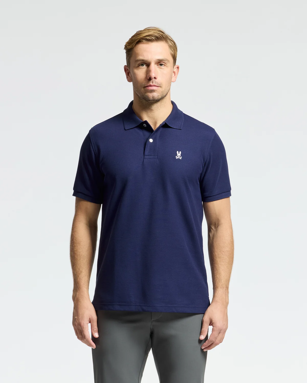 Psycho Bunny Evening Blue Pique polo