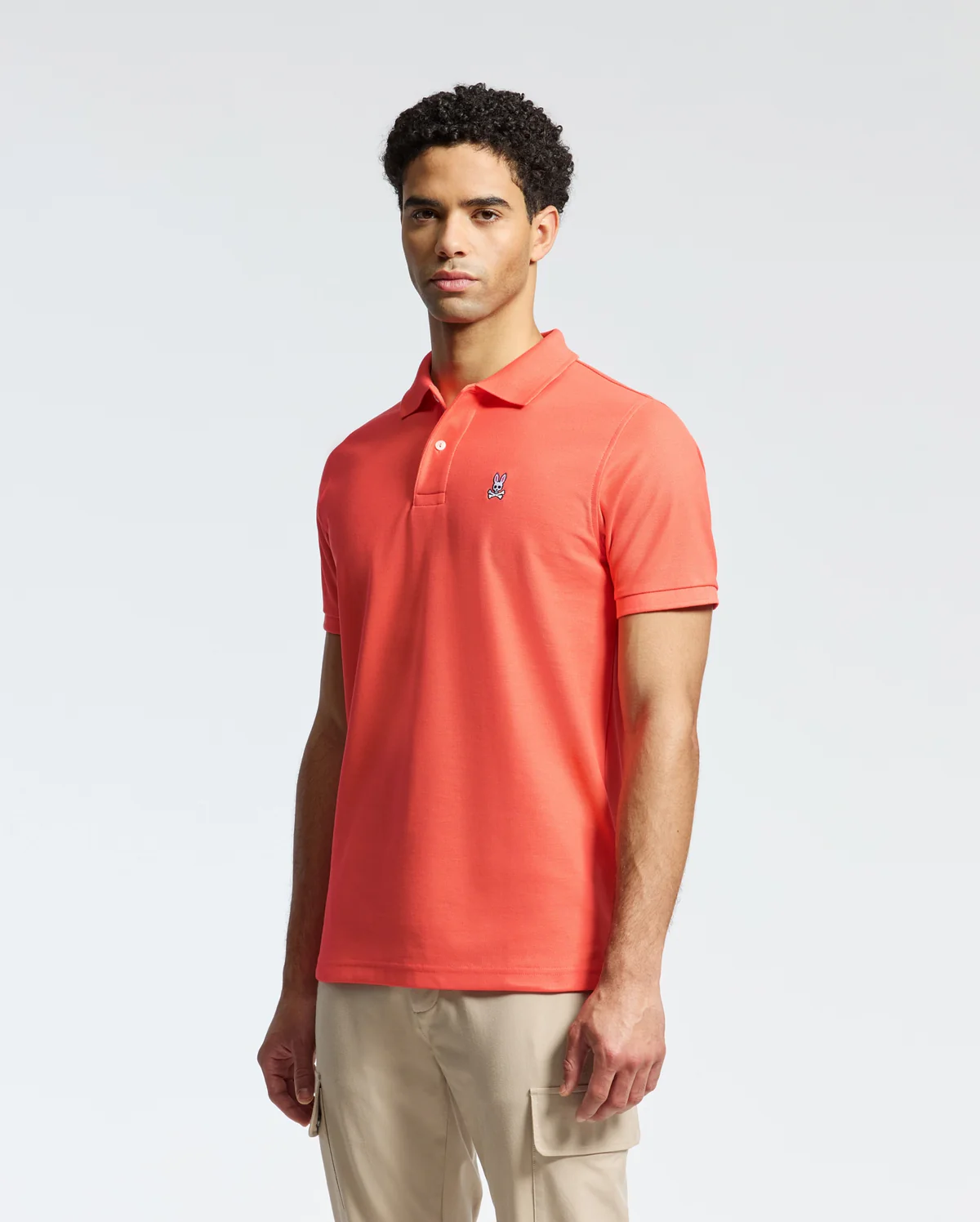 Psycho Bunny Coral Pique Polo - Image 4