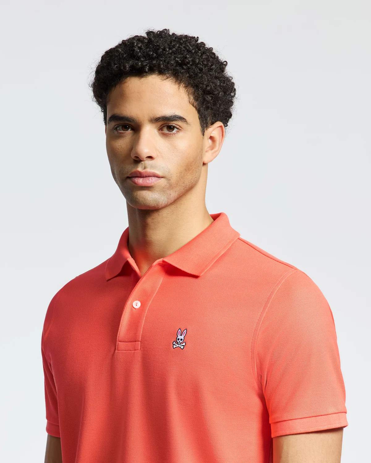 Psycho Bunny Coral Pique Polo - Image 2