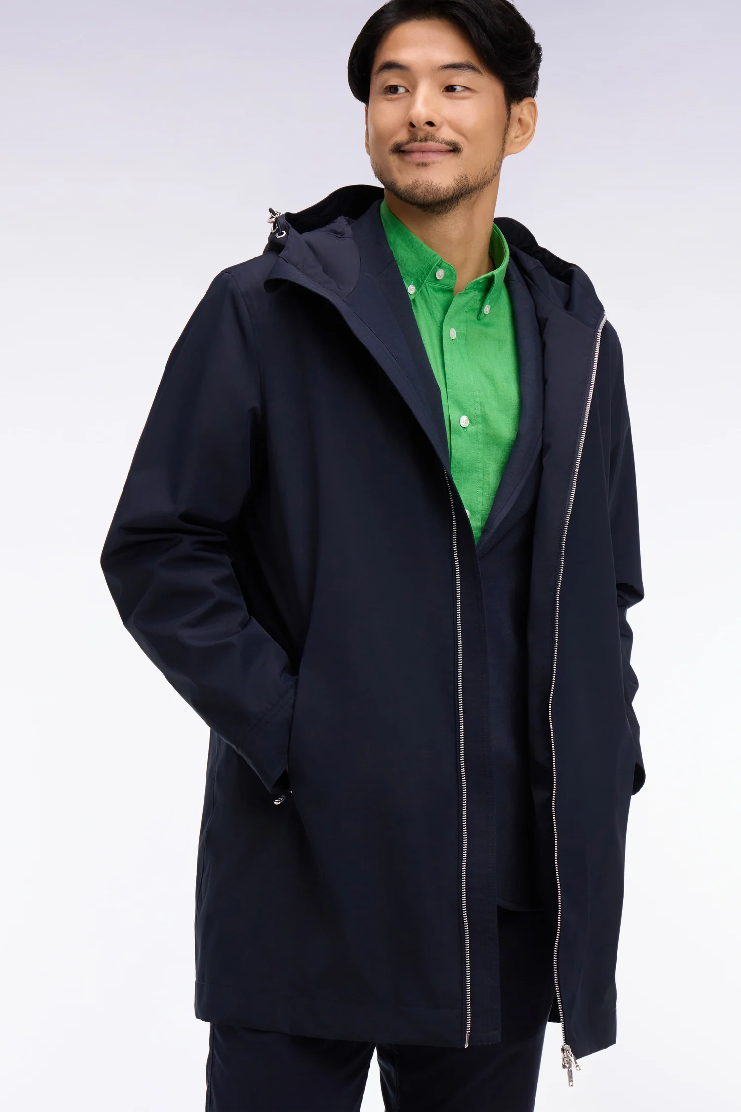 Eden Park Navy hooded Parka