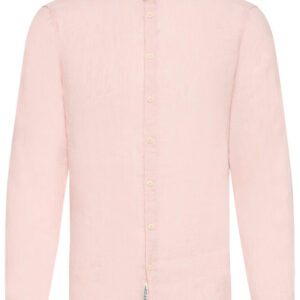Casual Friday Pink Mandarin Collar