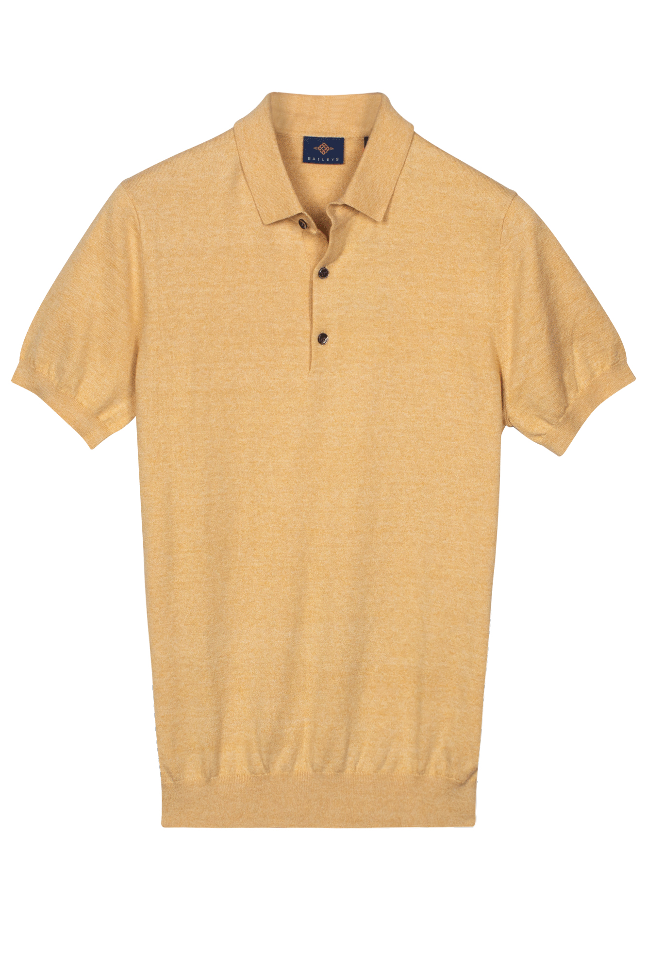 Baileys Yellow Cotton Polo Shirt