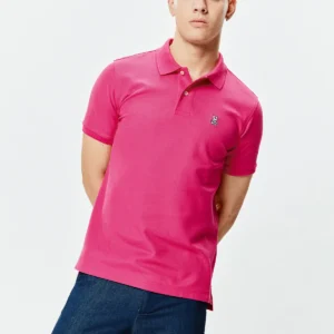 Psycho Bunny Pink Yarrow Pique Polo