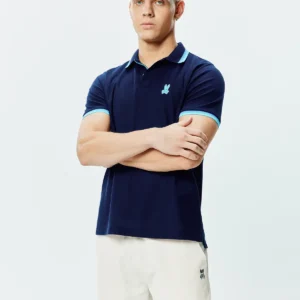 Psycho Bunny Navy Holden Pique Polo