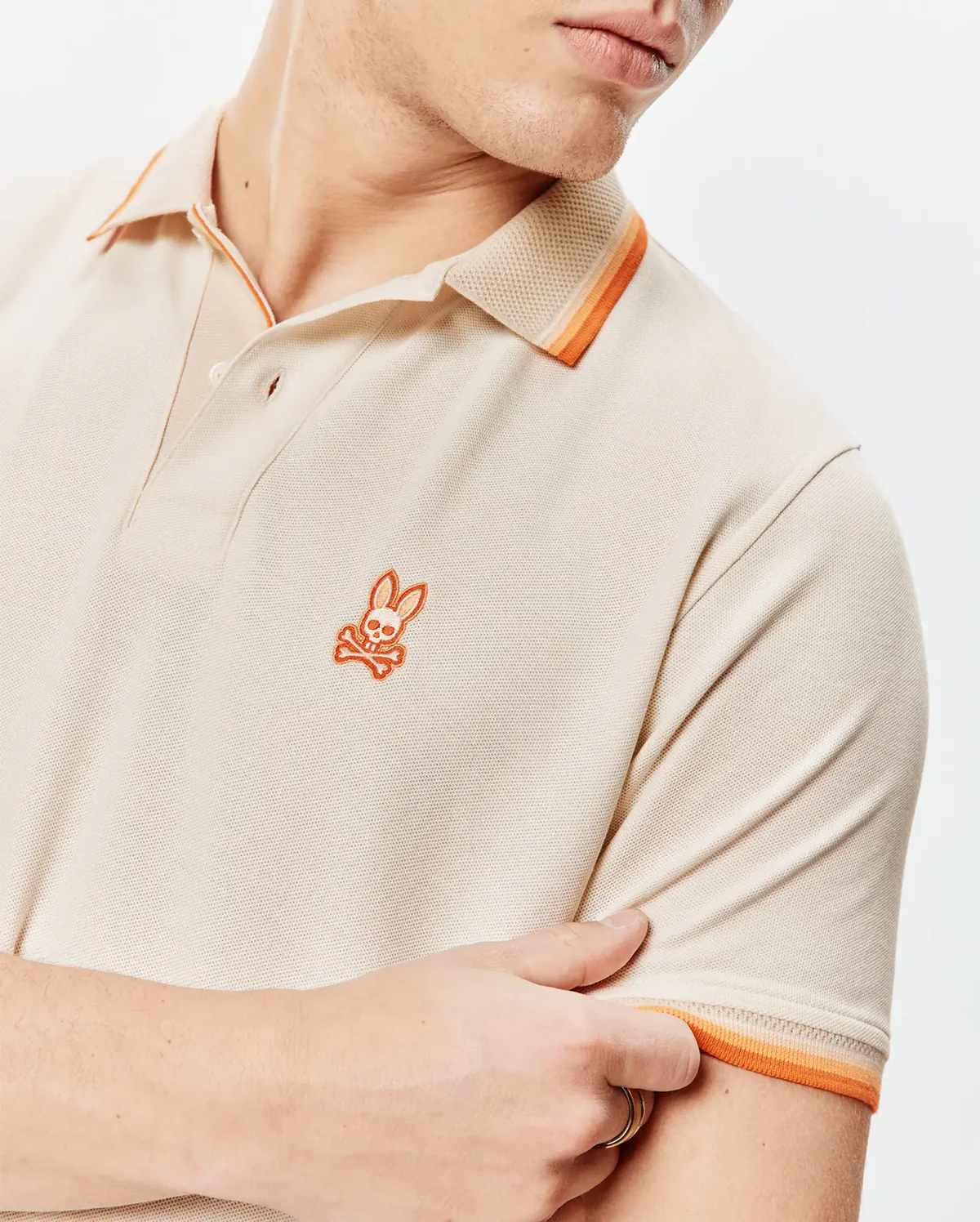 Psycho Bunny Sand Holden Pique Polo - Image 2