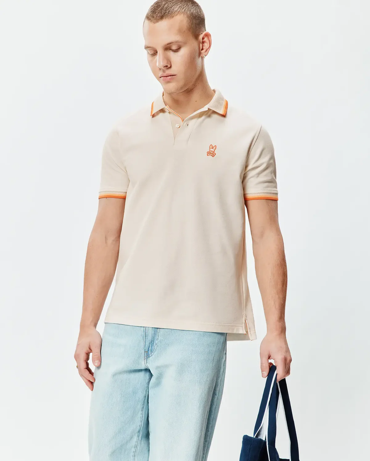 Psycho Bunny Sand Holden Pique Polo