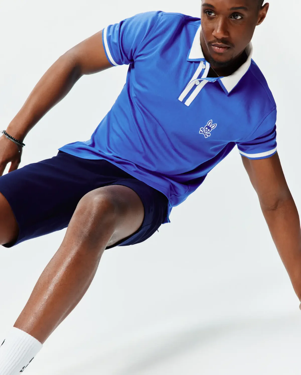 Psycho Bunny Mens Ridley Performance Pique Polo - Image 3