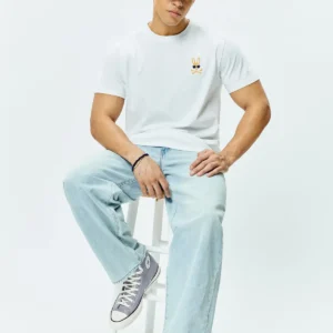 Psycho Bunny Mens sunny Chest Graphic Tee