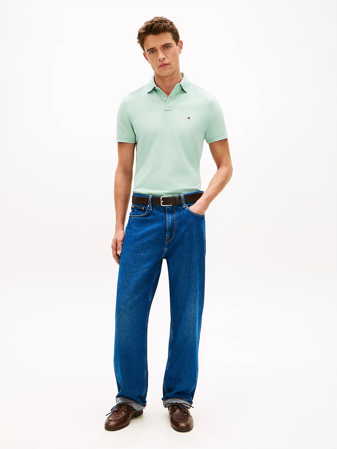 Tommy Hilfiger Pastel Green 1985 Fit Polo Shirt - Image 3