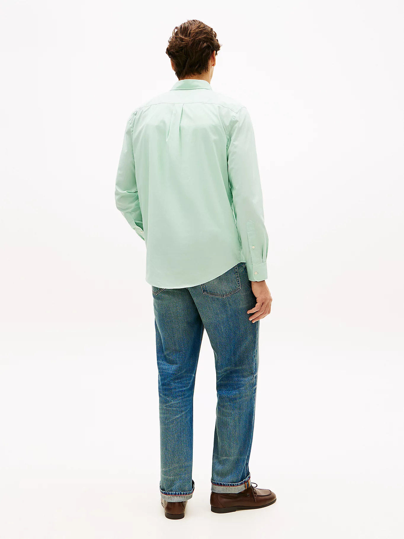 Tommy Hilfiger Mint Poplin Shirt - Image 4