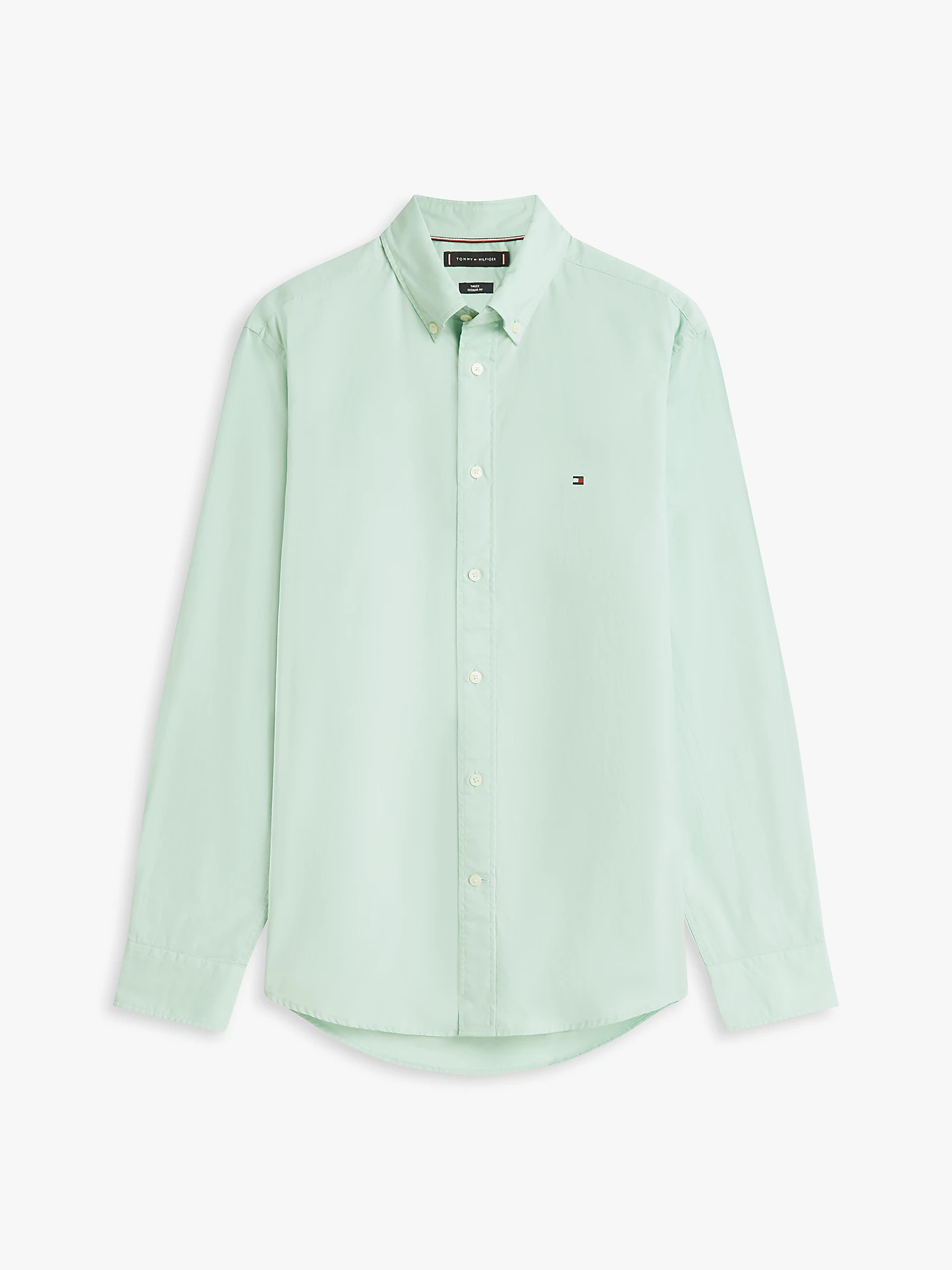 Tommy Hilfiger Mint Poplin Shirt - Image 5