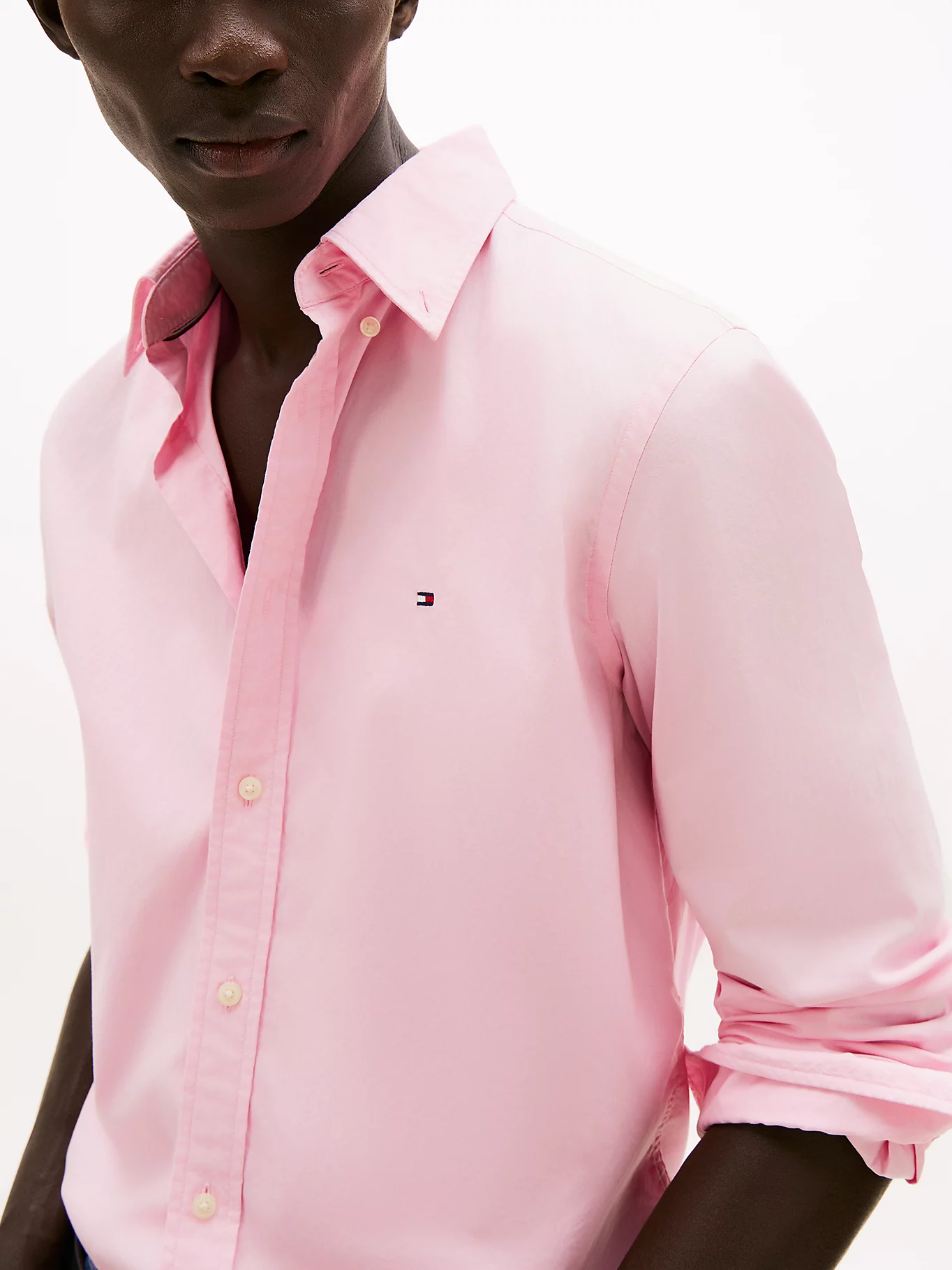 Tommy Hilfiger Pink Long Sleeve Shirt - Image 2