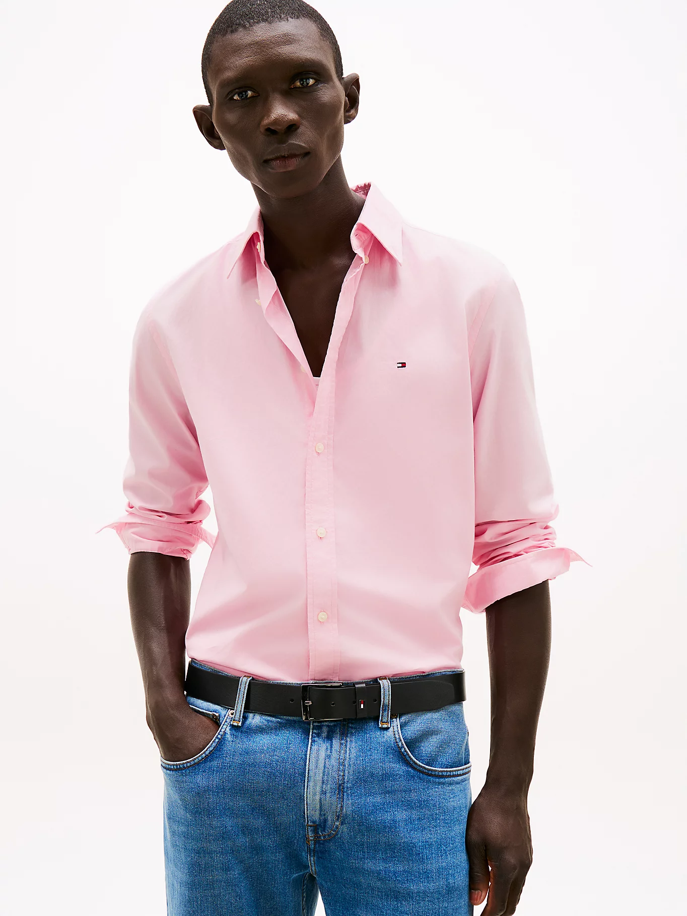 Tommy Hilfiger Pink Long Sleeve Shirt